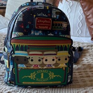 Loungefly Disney Parks Street Railway Mini Backpack